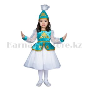 Казахский национальный костюм для девочки Алия 03