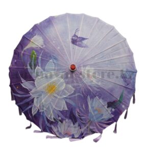 Японский (китайский) зонтик фиолетовый