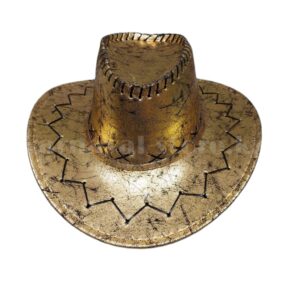 Ковбойская шляпа золотая