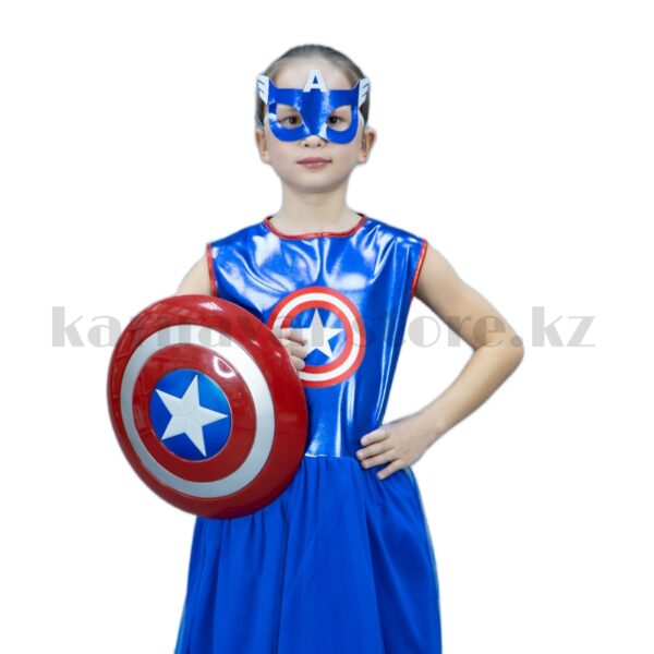 Супергеройский костюм для девочки, Капитан Америка